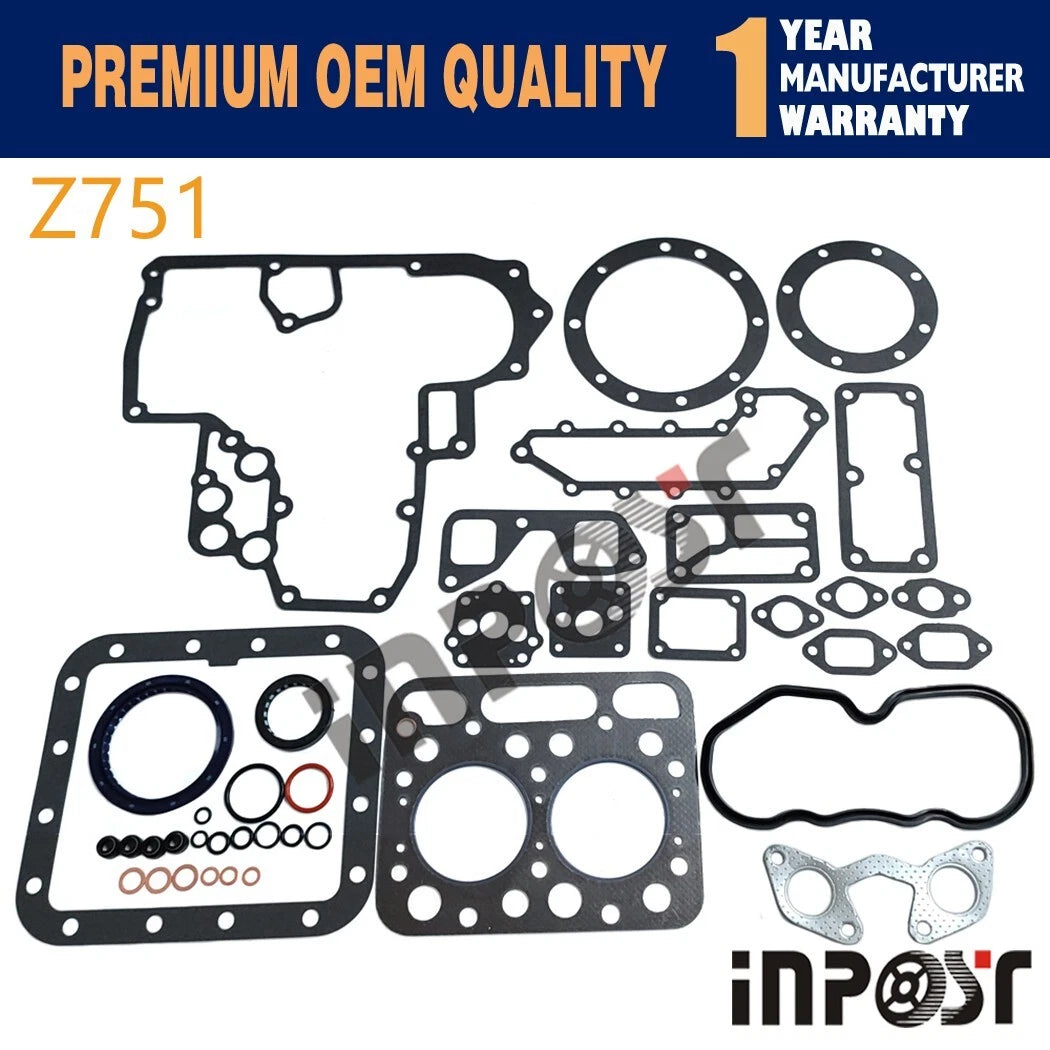 Full Head Gasket Set Kit for Kubota L225 L175 L185 L1501 L1500