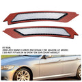 Set of 2 Clear Side Marker Lamps for BMW E90 E91 LCI Sedan (2009–2011)