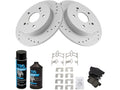 Rear Brake Pad and Rotor Kit for Suzuki SX4 (2007–2013) KM556CT