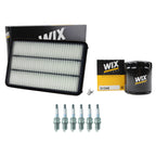 Wix Engine Air Oil Filters & NGK 6 V-Power Spark Plugs Kit for Avalon Camry (G)
