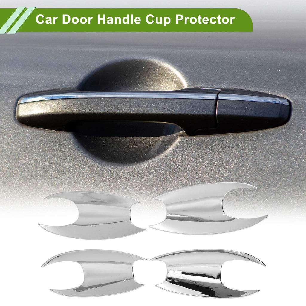 Set of 4 Door Handle Cup Protectors for BMW X3 (2018–2022) Chrome