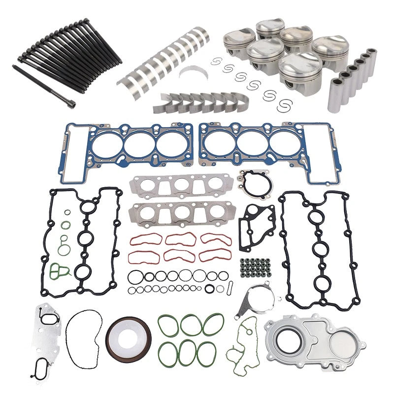 Engine Pistons Gaskets Rebuild Kit for Audi A6 Q5 A4 A5 S4 S5 3.0 TFSI (2009–2017)