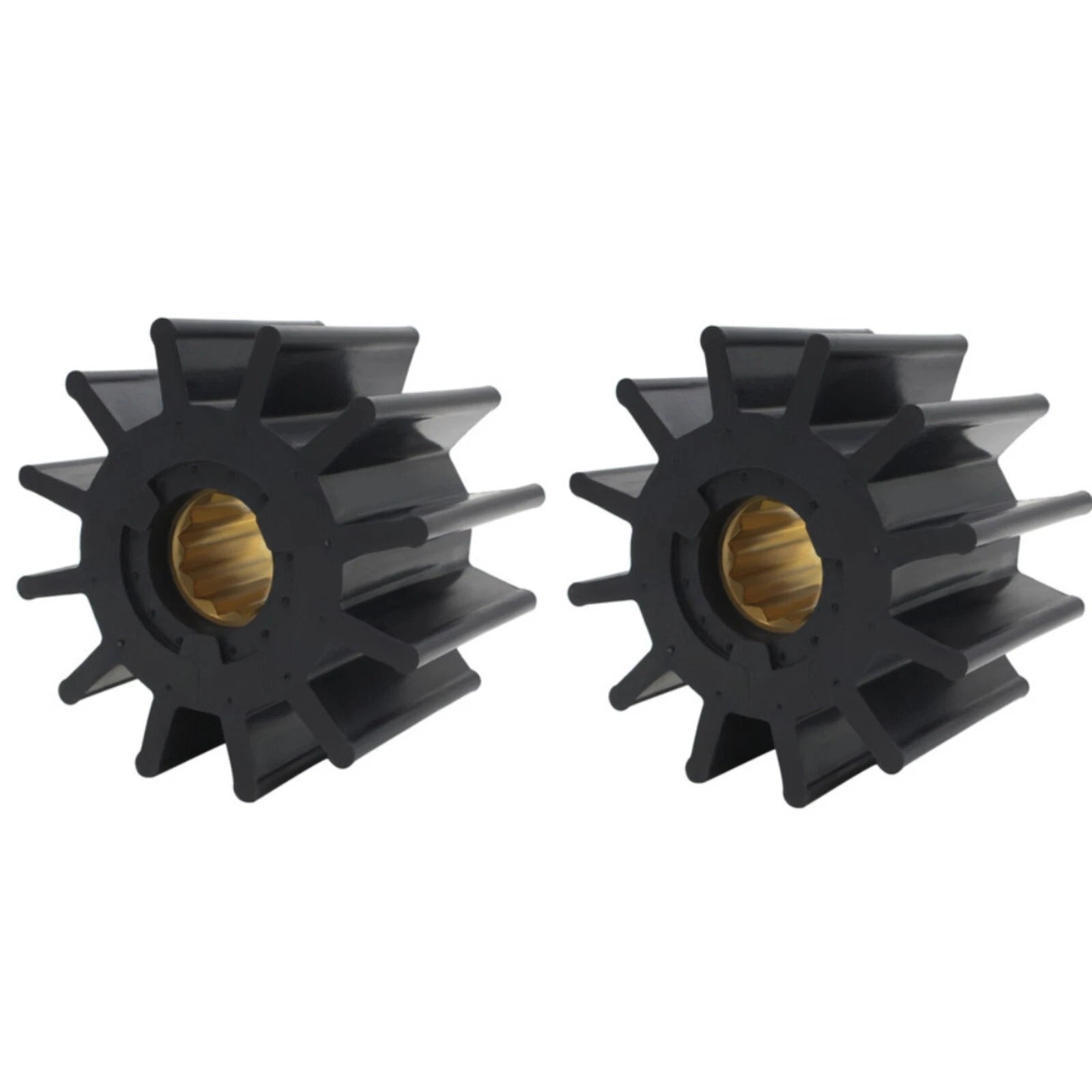 2X Water Pump Impeller for Jabsco (17935-0001, 09-819B, 875660, 825942, 807904, 18-3275)