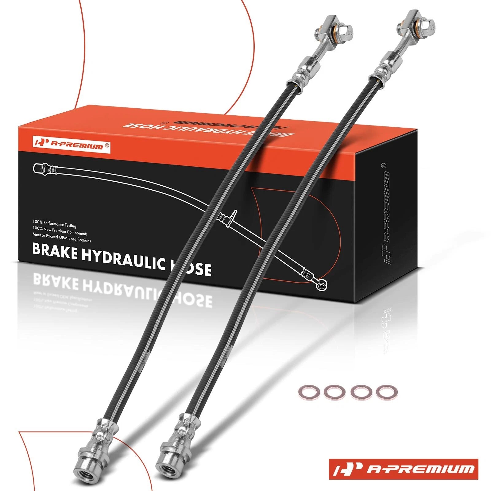 2X Rear Brake Hydraulic Hose for Ford Escape (2020–2022)