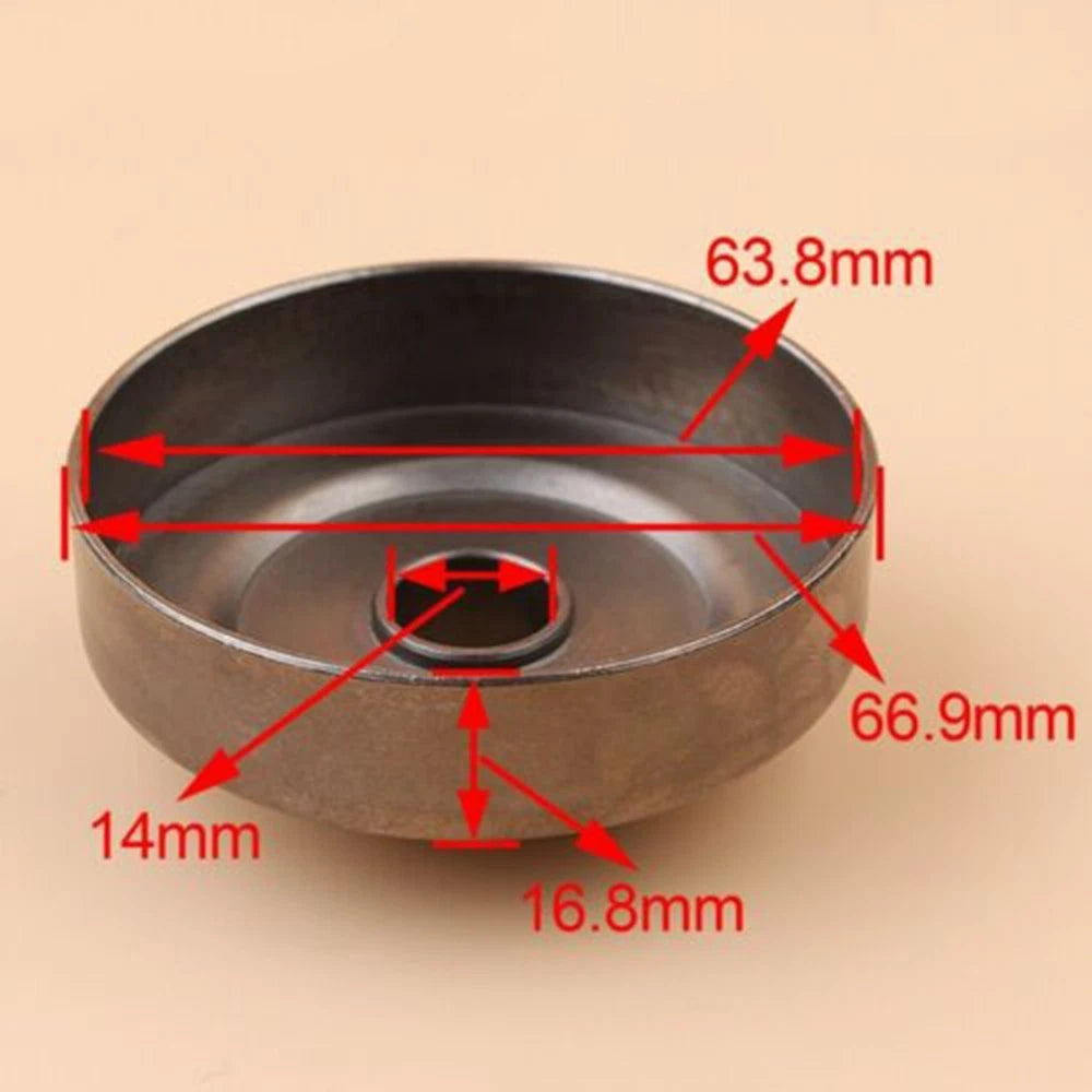 Clutch Drum Sprocket Attachment for Lawn Mower (137, 141, 142)