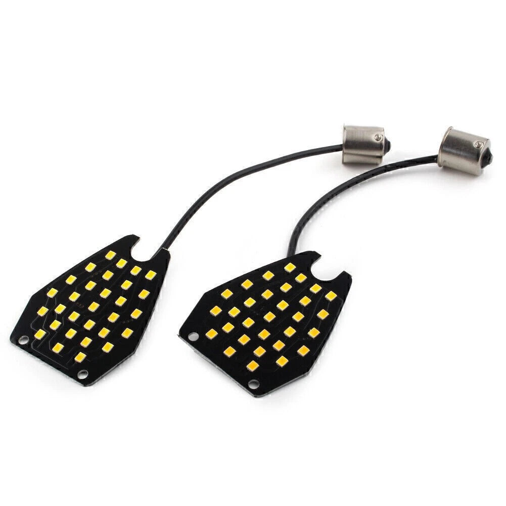 2X 30SMD 1156 LED Turn Signal Indicator Yellow for Honda CBR1000RR (2004–2007)