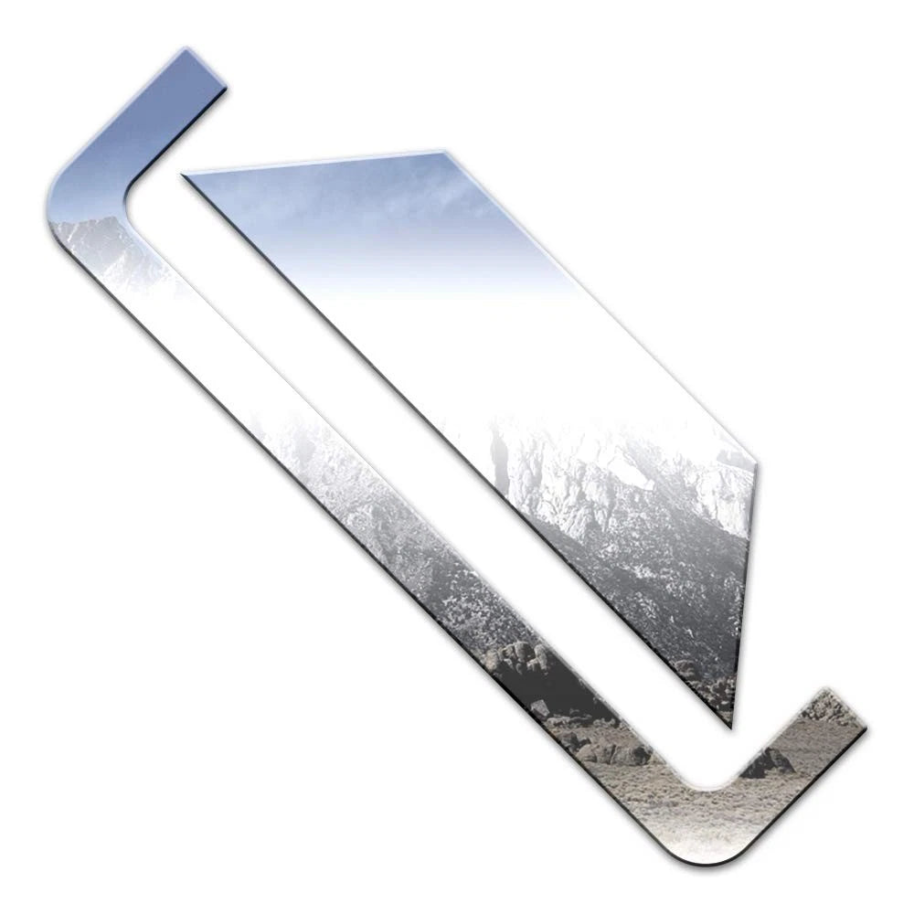2pc Stainless Steel Door Handle Trim with Surround for Ford Flex (2013–2019)
