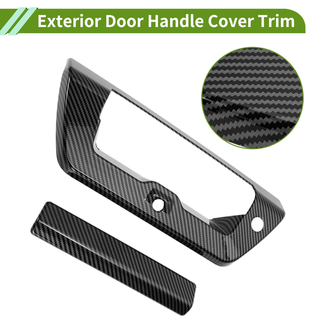 Exterior Trim Tailgate for Ford F150 (2015–2020) Black ABS Set