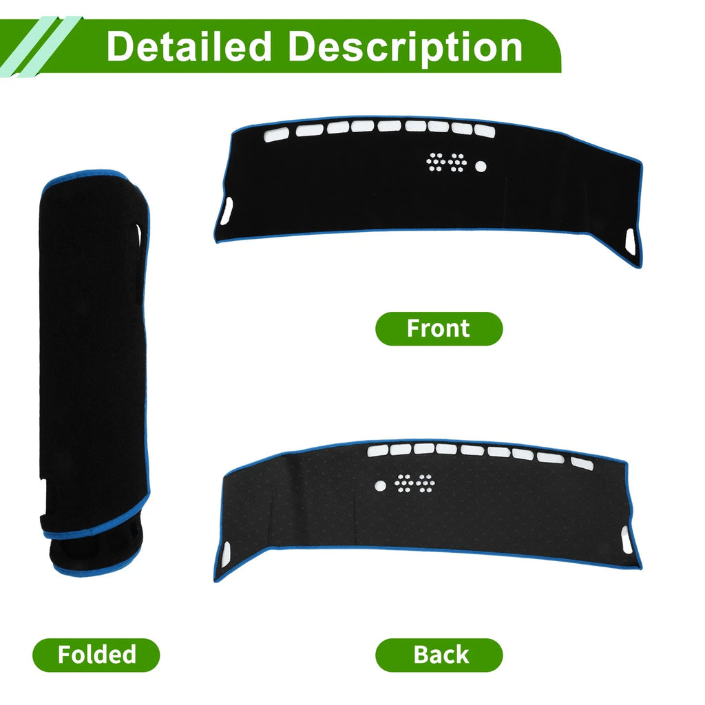 Dashboard Cover for Kia Niro (EV/PHEV/HEV) (2023–2025) Black Blue