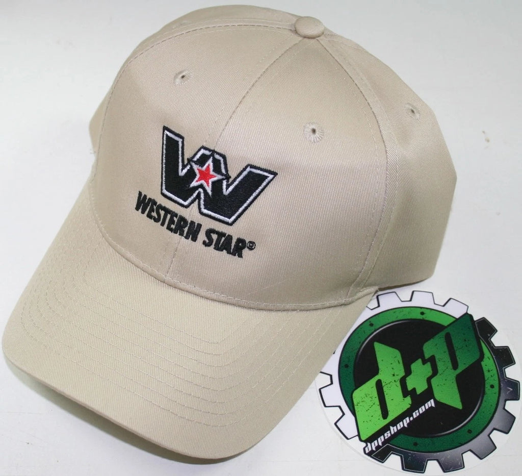 Western Star Semi Truck Adjustable Hat Cap Diesel Gear Tan
