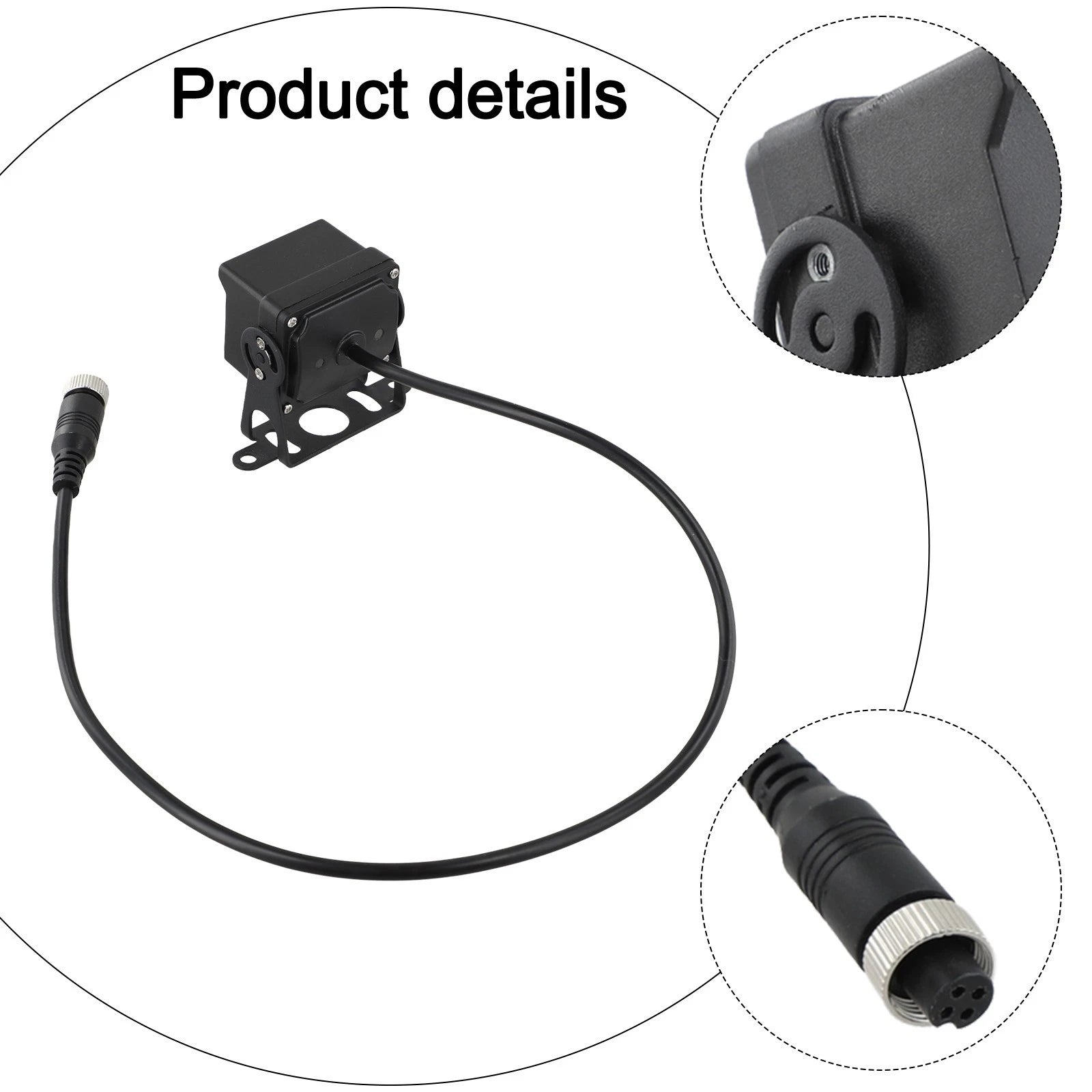 170 Degree AHD 1080P IR Parking Camera for Truck RV Bus (Waterproof)