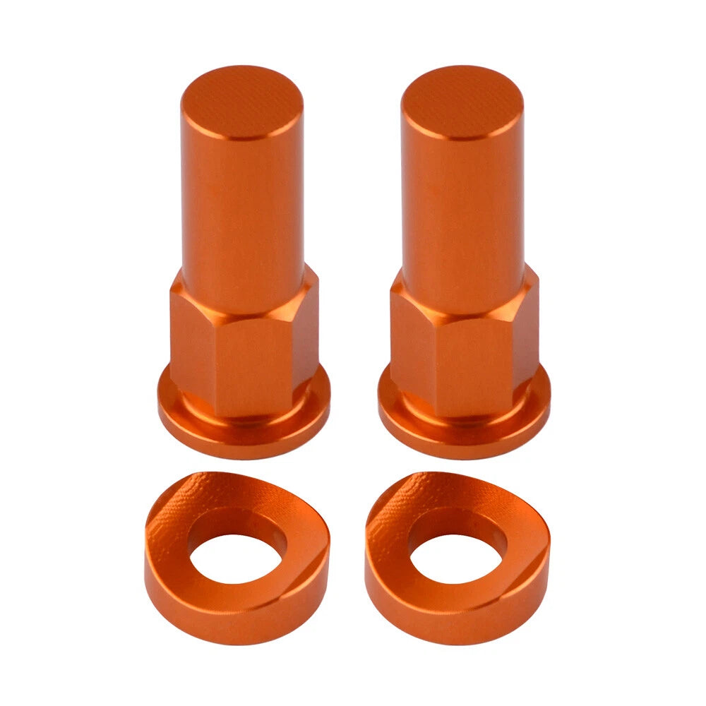 CNC Billet Rim Lock Nuts Spacer Kit for KTM EXC MXC XC XCW XCF SX SXF (2000–2023)