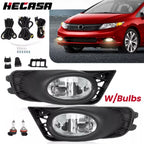 Bumper Fog Lights Driving Lamps w/Switch for Honda Civic 4-Door Sedan (2009–2011)
