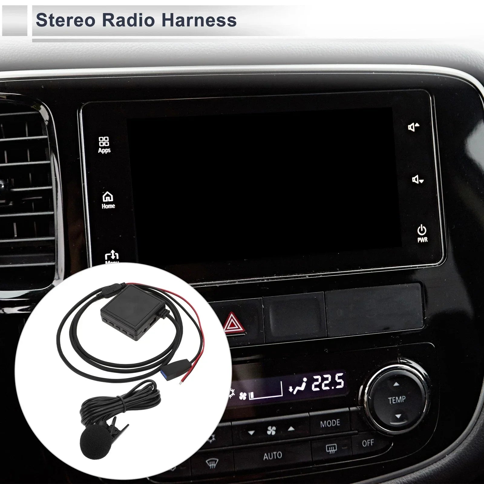 Stereo Radio Harness for BMW E39 E46 E53 Microphone Handsfree Car