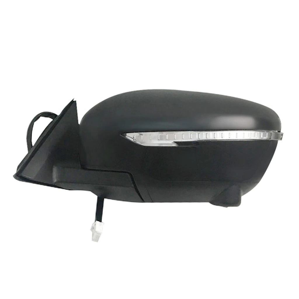 Replacement Ready to Paint Driver Power Door Mirror w/Heated Glass w/Turn Signal