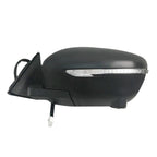 Replacement Ready to Paint Driver Power Door Mirror w/Heated Glass w/Turn Signal