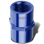 1/2" NPT Female Coupler for Universal Applications (Aluminum, Blue Anodized)