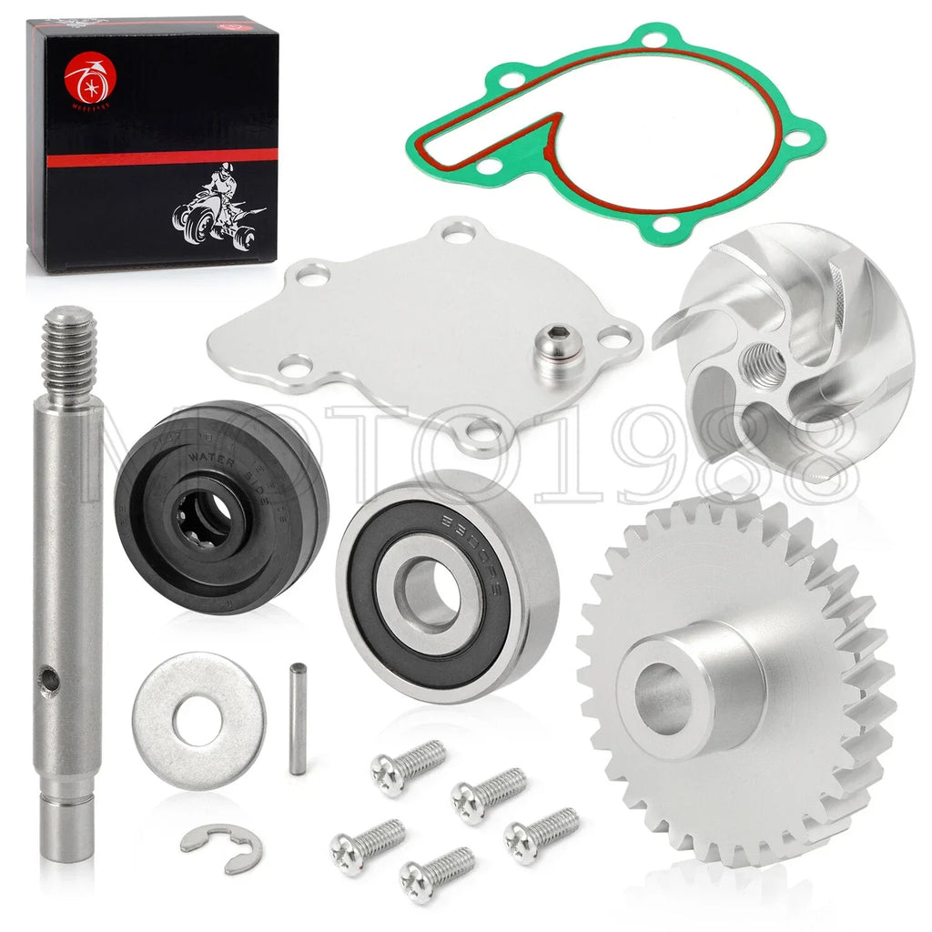 Banshee Billet Impeller Water Pump Gear Bearing Seal Kit Shaft for Yamaha Banshee (1987–2006)