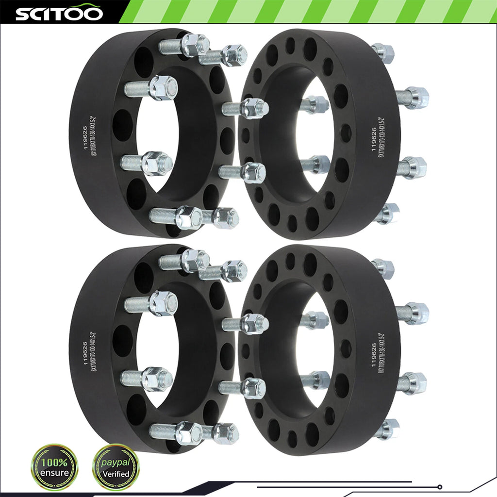 4X 8x170 2" Wheel Spacers 14x1.5 for Ford Lobo F-250 F-350 (1999–2018)