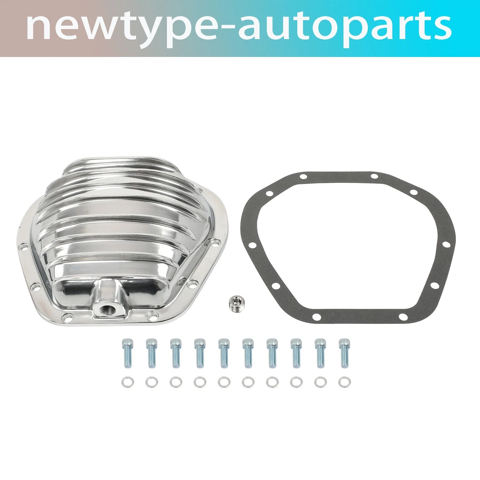 Aluminum Polished Differential Cover for Dana 60 (GM, Ford, Dodge)