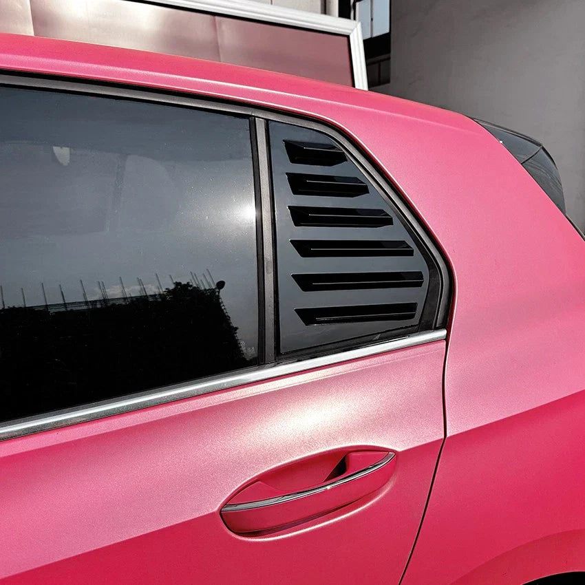 Rear Side Window Glass Louver Shutter Vent Cover for Golf Mk8 Hatchback (2021–24)