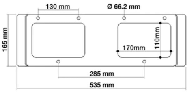 Head Light Surround for Massey Ferguson 365 372 375 390 398 399
