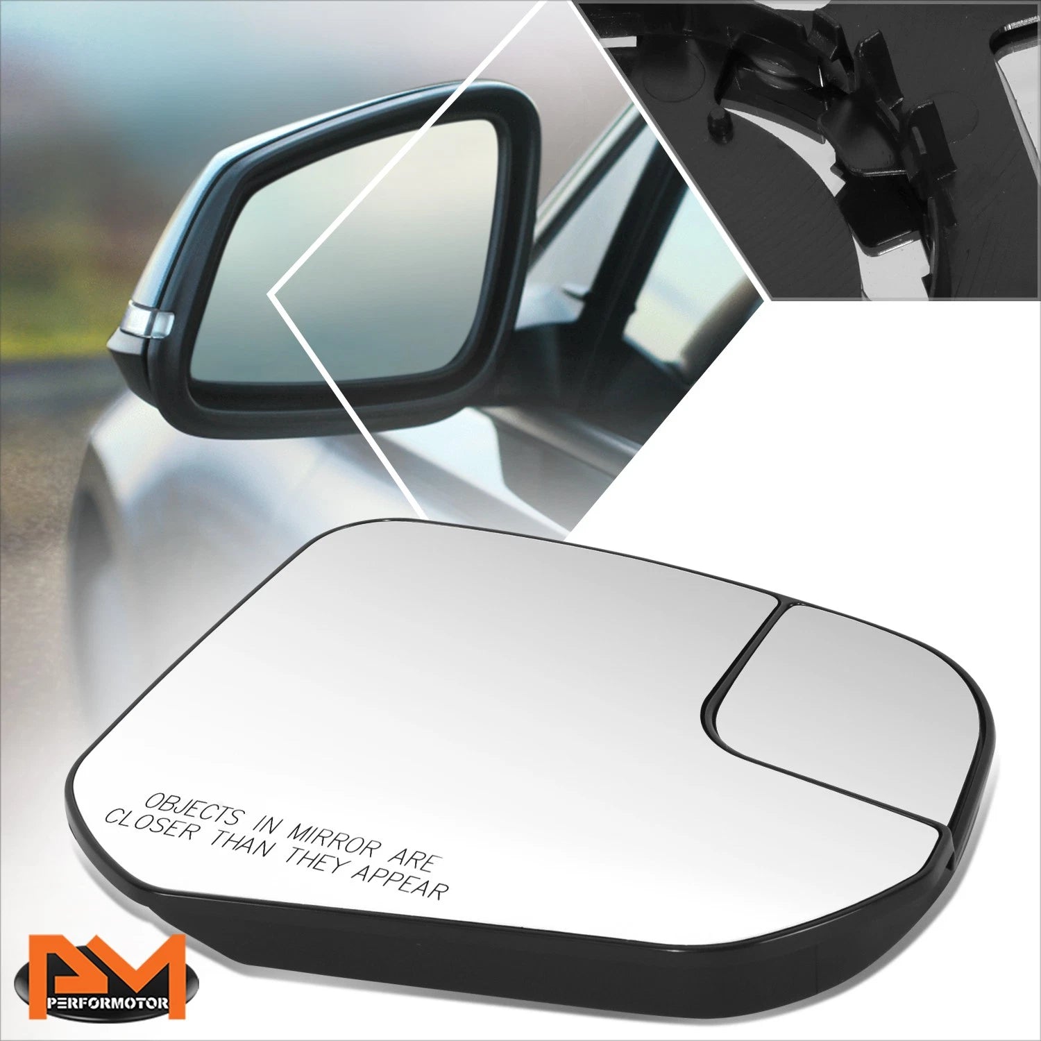 Dual Convex Mirror Glass for Ford Transit Connect (2014–2023)