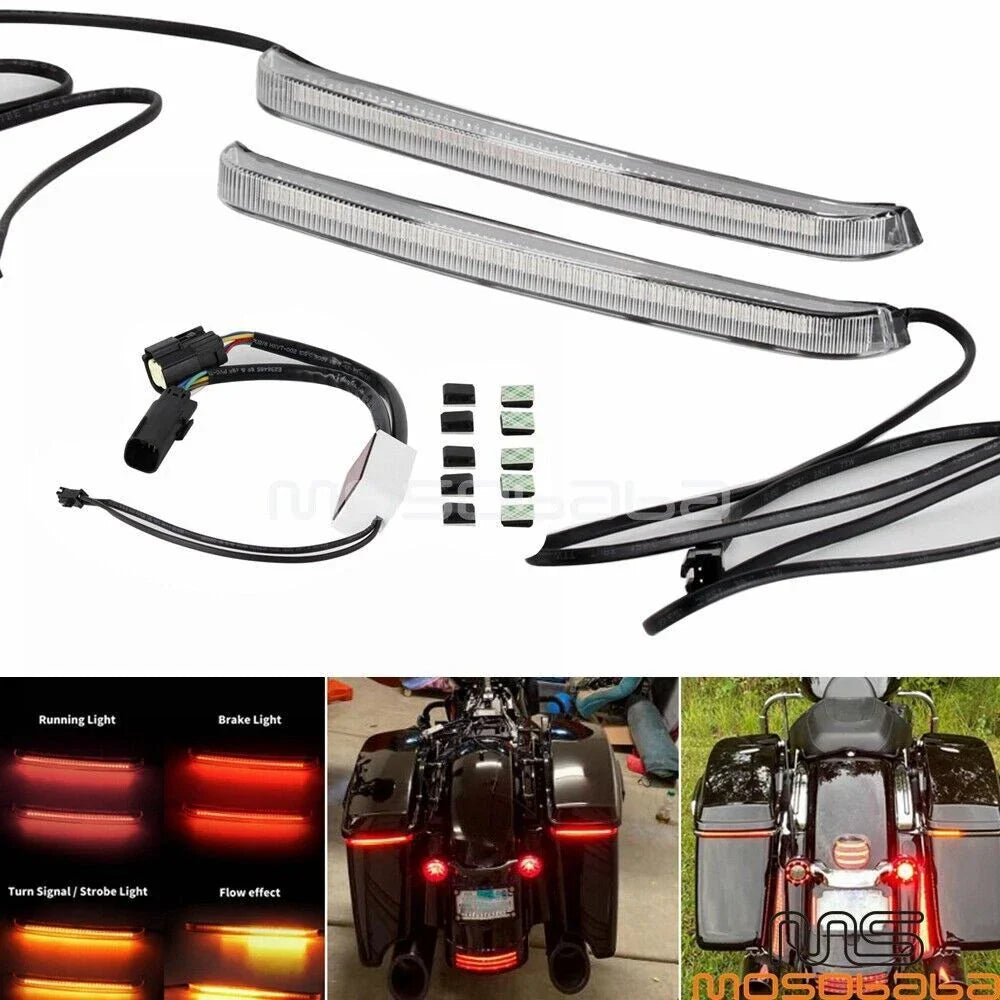 LED Saddlebag Brake Turn Signal Light for Harley Electra Glide (2014-2022)