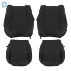 Set of 2 Black Leather Seat Covers for Ram 1500 (2013–2018)