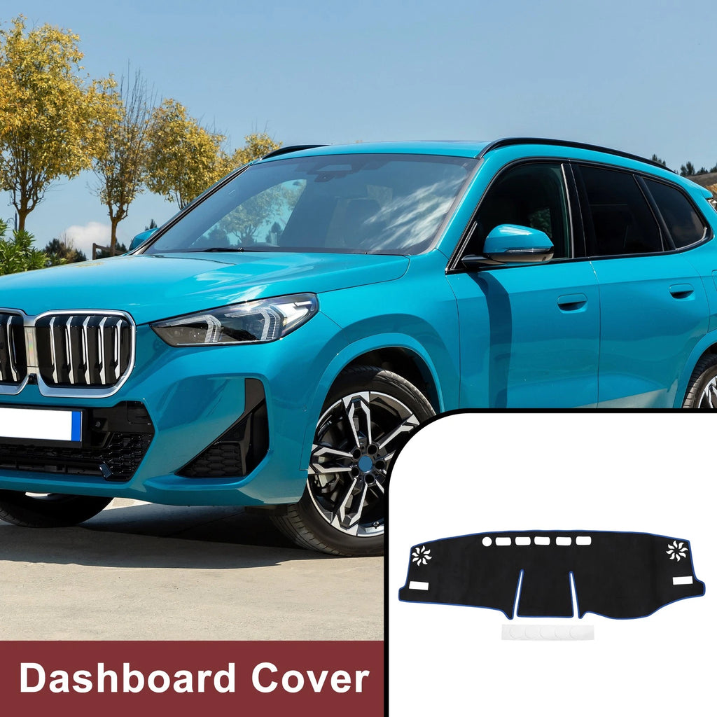 Dashboard Cover Mat for Toyota RAV4 (2019–2021) Sun Protector Black Blue