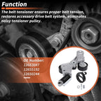Set of 1 Drive Belt Tensioner Kit for Chevy Impala Malibu (2014) 12663047