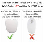 4x Foam Felt Filters for Shark Rocket-M HV345/ZS350/ZS351 (2015–2023)