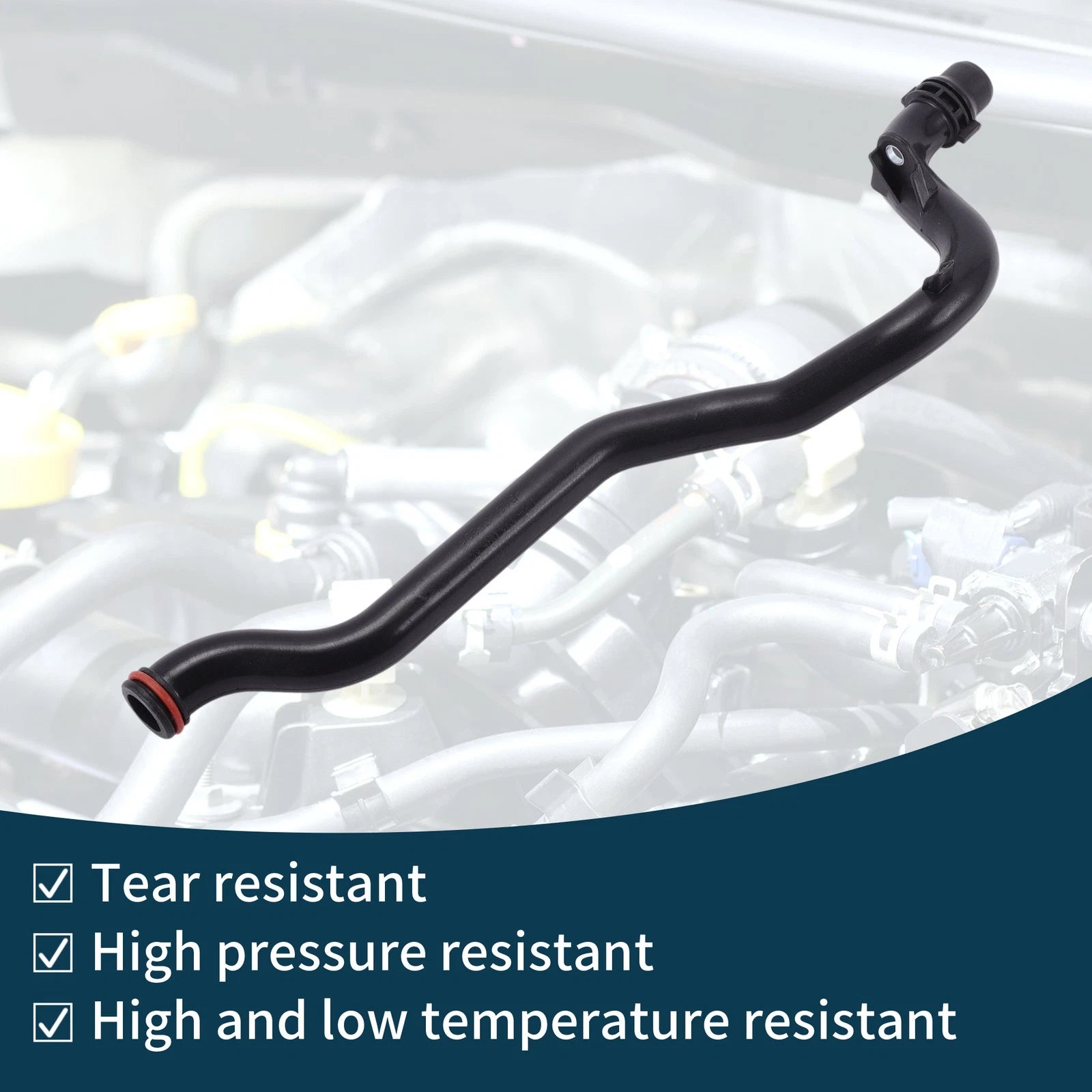 Radiator Hose for Porsche Cayenne (2011–2018) No. 95810646500 Plastic