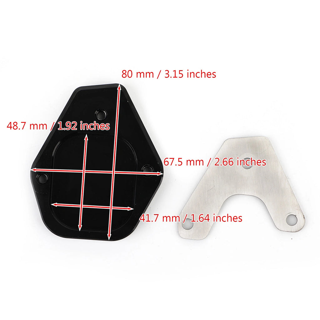 Kickstand Enlarger Pad for Moto Guzzi V85TT (2020–2021)