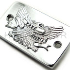 Chrome Brake Fluid Reservoir Cap Cover for Suzuki Boulevard C90 (2005–2006)