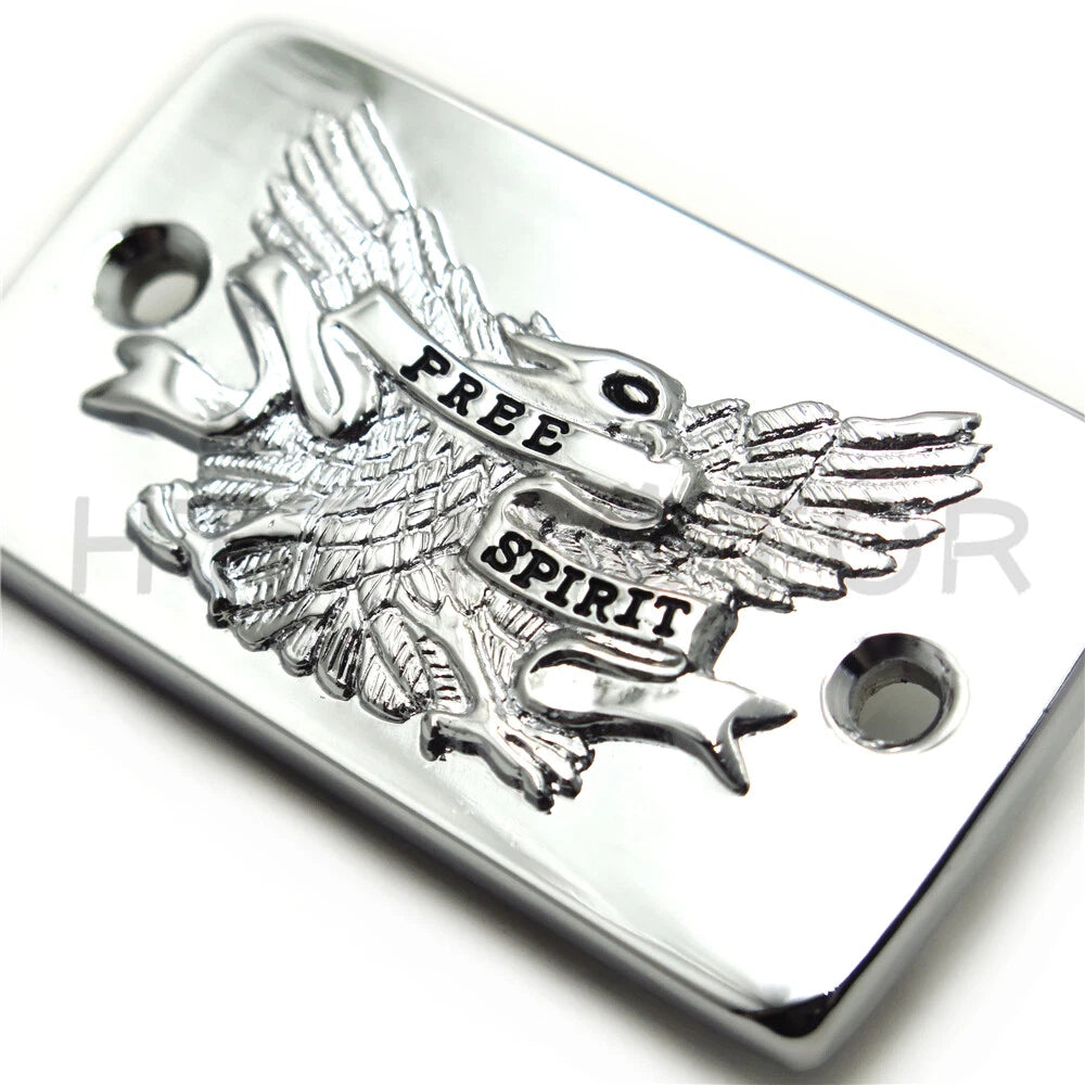 Chrome Brake Fluid Reservoir Cap Cover for Suzuki Boulevard C90 (2005–2006)
