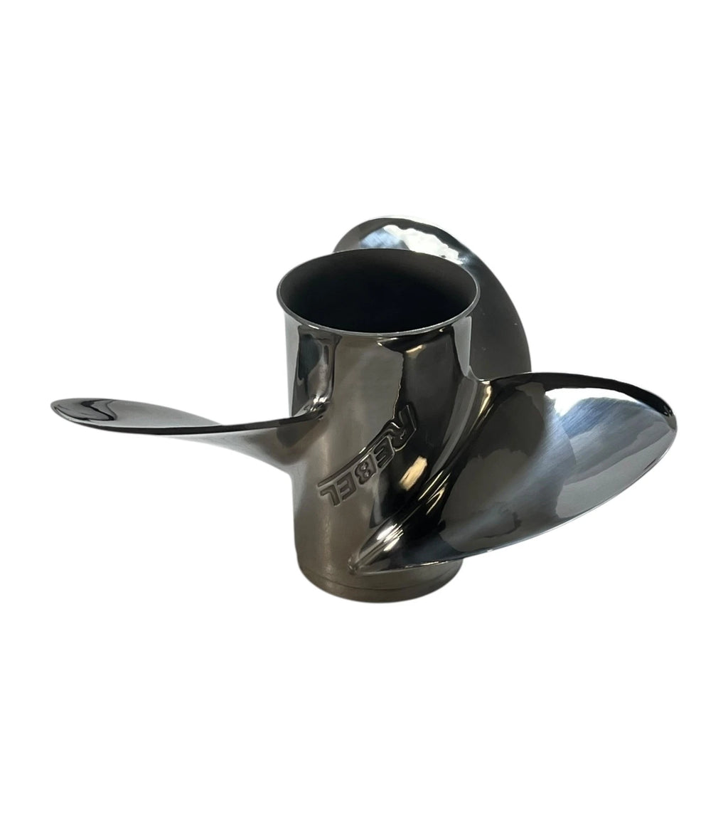 3X 15 3/4 x 15 RH Rebel Stainless Steel Propeller for Evinrude Johnson (N/A)