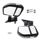 Side Mirror Pair for Ford F-250/F-550 Super Duty (1999–2007) Power Turn Signal