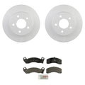 Set of 2 Bosch Front Disc Brake Rotors & Pads for Crown Victoria (1992–2011)