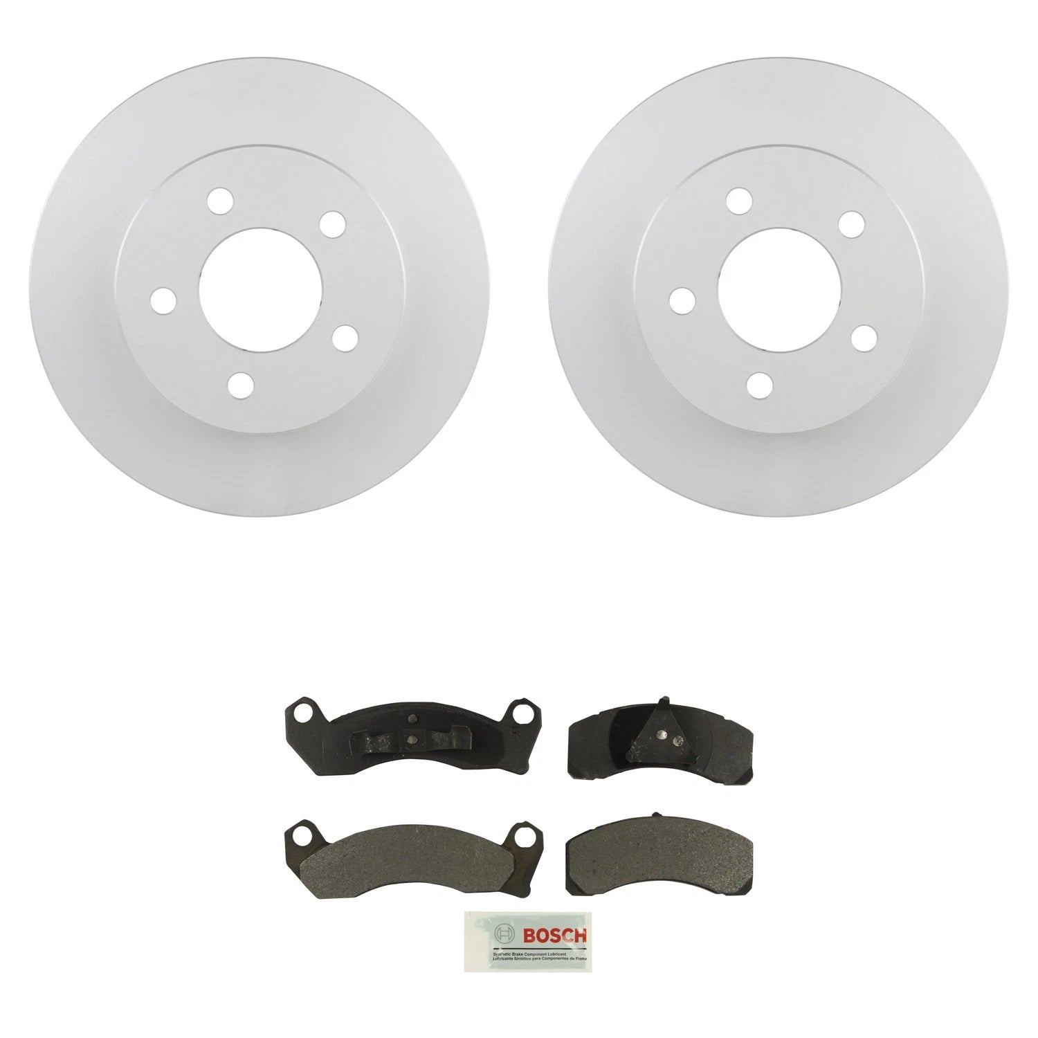 Set of 2 Bosch Front Disc Brake Rotors & Pads for Crown Victoria (1992–2011)
