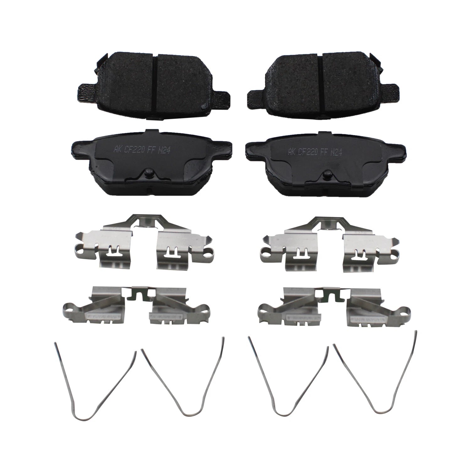 Akebono ProACT Rear Ceramic Brake Pads for Lexus CT200h, Scion iM (2011–2018)