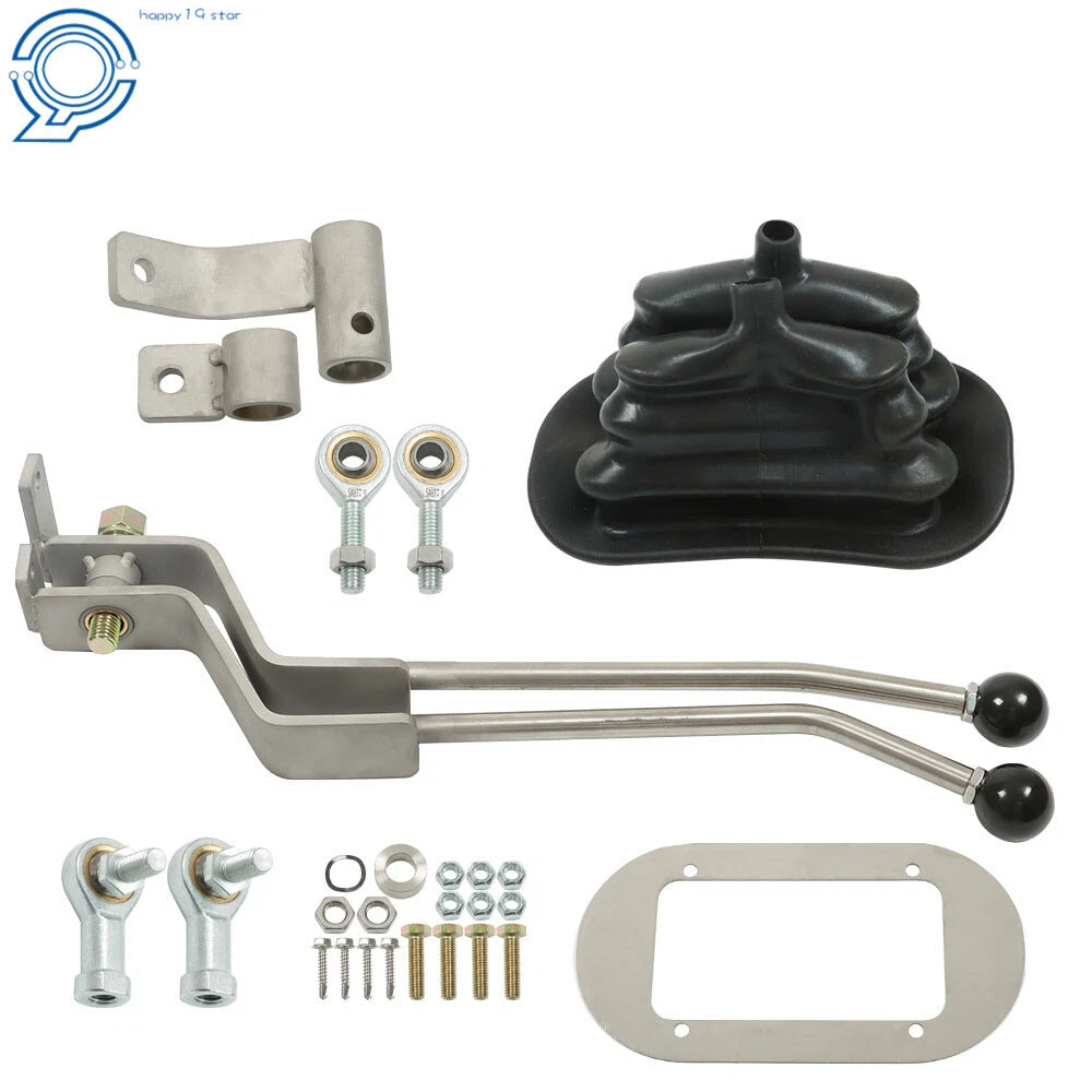 NP-205 Stainless Twin-Stick Shifter for GM Transfer Case (NP205GM8)