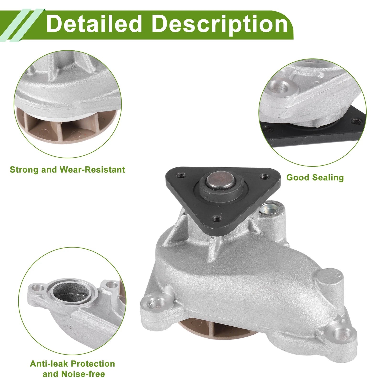 Engine Water Pump for Hyundai Tucson (2015–2020) No. 251002A300
