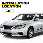 Fog Light Cover for Nissan Altima (2016–2018) Front Left Black 622573TA0A