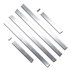 Diamond Grade 8pc 3" Accent Trim for 2020-25 Silverado 2500 HD Crew Cab 6.5' Bed