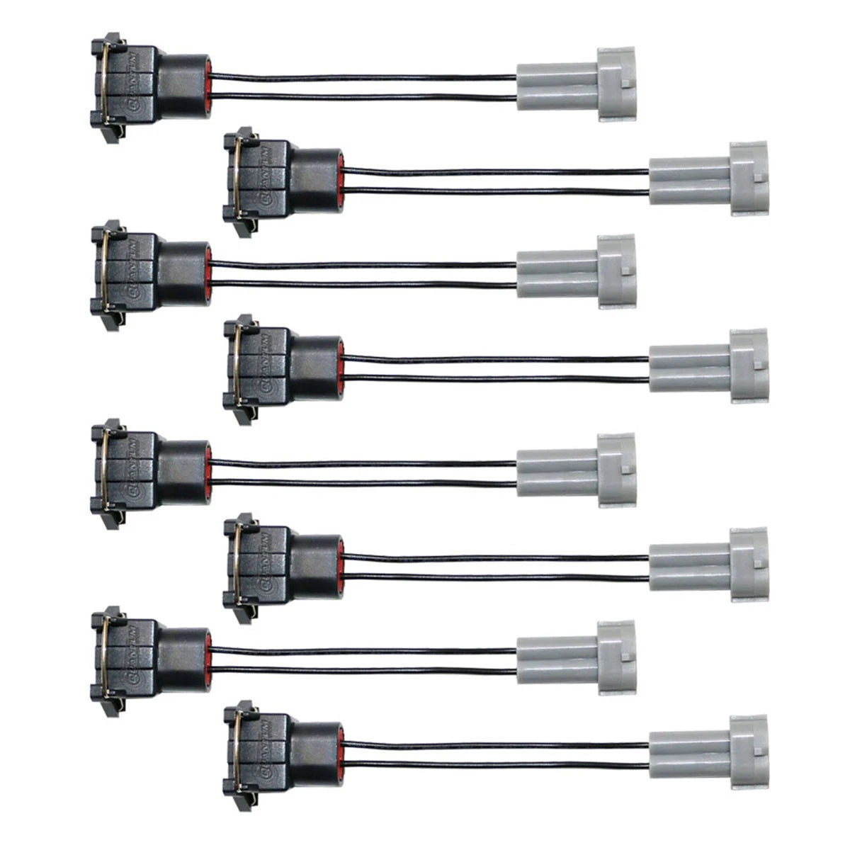 Set of 4 Injector Pnp Adapters - EV1 Bosch to Denso Male Wired