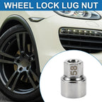 3/4" Wheel Lock Lugnut Anti-theft Screw Nut Removal Key for Porsche