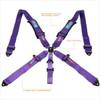 NRG SBH-B6PCPP SFI 16.1 5-Point Racing Harness Seat Belt for Universal (2010–2023)