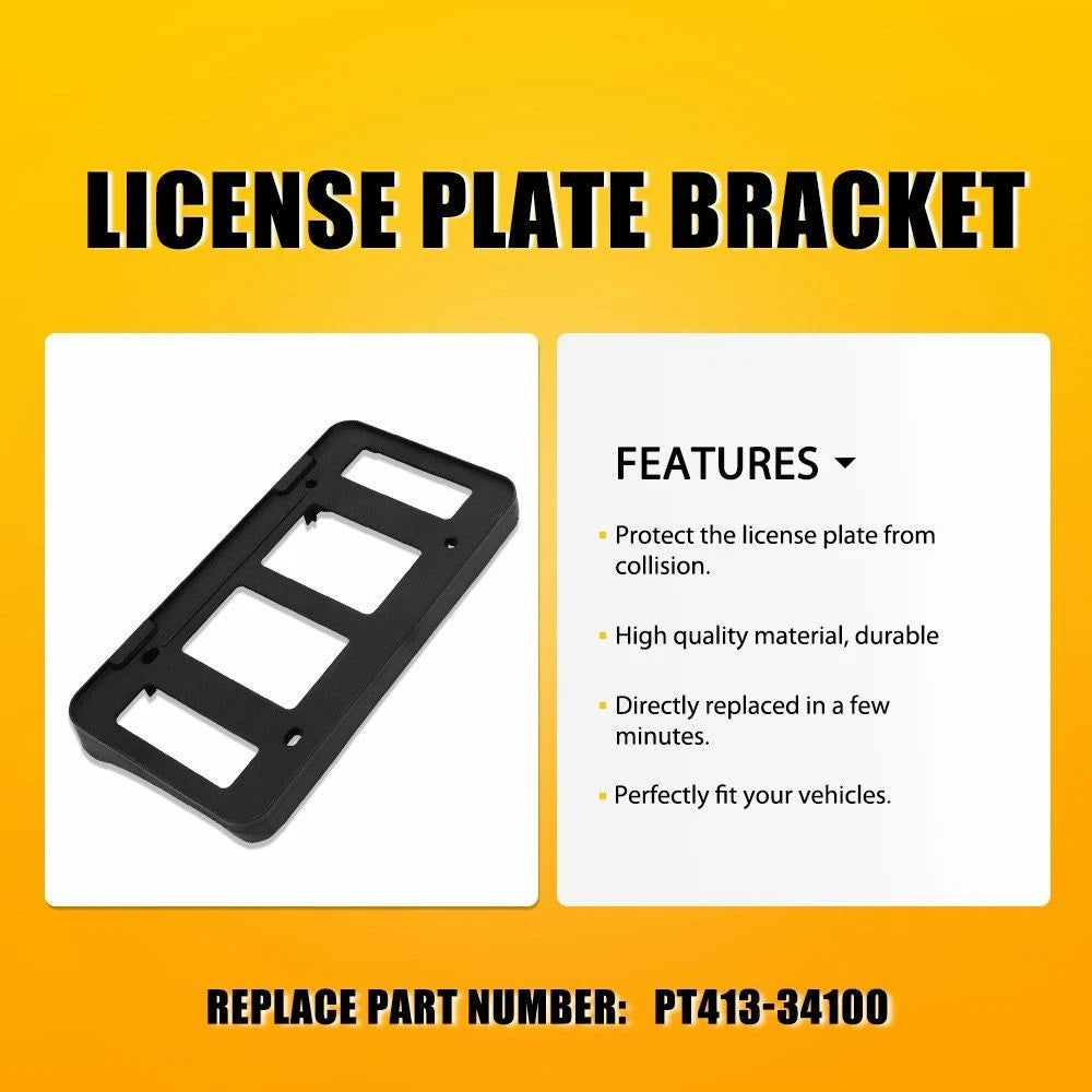 Front License Plate Frame Tag Holder Bracket for Toyota Tundra (2007–2013)