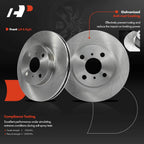 Front Disc Brake Rotors and Ceramic Pads for Toyota Corolla (1993–1997)